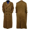 Doctor Who Cosplay Kids 10th Tenth Doctor Suede Trench Coat Children Halloween Costumes