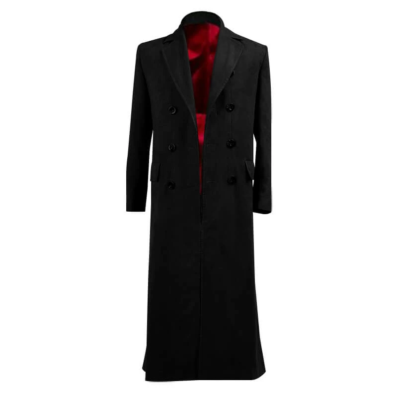 Doctor Who 10th Doctor Black Coat Tenth Doctor Coat Cosplay Costume Trench Coat ACcosplay 1 Doctor Who 10th Doctor Black Coat Tenth Doctor Coat Cosplay Costume Trench Coat ACcosplay