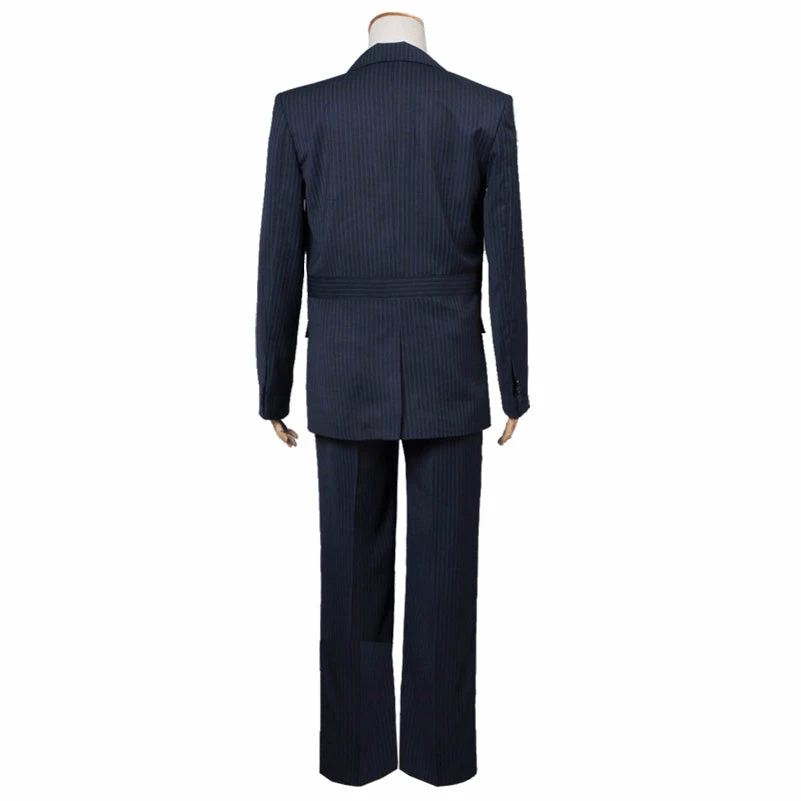 Doctor Who 10th Doctor Cosplay Costume Tenth Doctor Coat Blue Wool Trousers Suit 4 Doctor Who 10th Doctor Cosplay Costume Tenth Doctor Coat Blue Wool Trousers Suit - Image 4