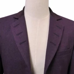 Doctor Who Cosplay Eleventh 11th Doctor Buttonless Purple Wool Frock Coat Costume -cosplay Sales Shop 11th Doctor costume 6