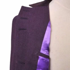 Doctor Who Cosplay Eleventh 11th Doctor Buttonless Purple Wool Frock Coat Costume -cosplay Sales Shop 11th Doctor costume 7