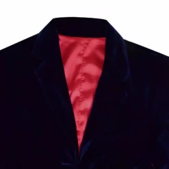 Doctor Who Twelfth 12th Doctor Navy Blue Velvet Coat Cosplay Costume -cosplay Sales Shop 12th doctor navy blue coat 8