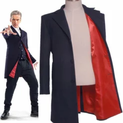 Doctor Who Coat 12th Twelfth Doctor Coat Peter Capaldi Costume For Halloween
