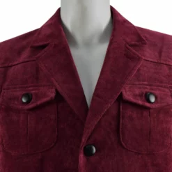 Doctor Who Fourth 4th Doctor Tom Baker Dark Red Corduroy Coat Cosplay Costume -cosplay Sales Shop 4th Doctor costume 19