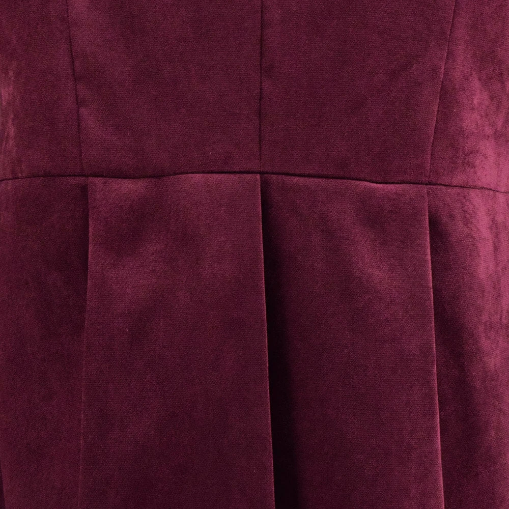 Dr. Fourth 4th Doctor Velvet Trench Coat Burgundy Cosplay Costume 6 Dr. Fourth 4th Doctor Velvet Trench Coat Burgundy Cosplay Costume - Image 6