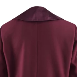 Fourth 4th Doctor Dark Red Long Trench Wool Coat Doctor Who Cosplay Costume -cosplay Sales Shop 4th doctor dark red coat 7