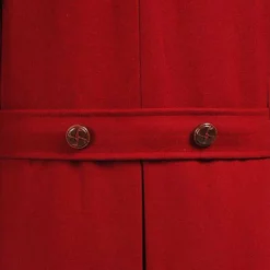 Doctor Who Fourth 4th Doctor Dark Red Long Trench Wool Coat Cosplay Costume -cosplay Sales Shop 4th doctor who cosplay 4