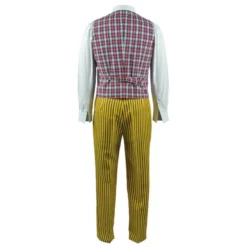 Doctor Who Sixth 6th Doctor Colorful Lattice Jacket Coat Suit Cosplay Costume -cosplay Sales Shop 6th Doctor Colorful Lattice Jacket 1