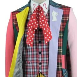 Doctor Who Sixth 6th Doctor Colorful Lattice Jacket Coat Suit Cosplay Costume -cosplay Sales Shop 6th Doctor Colorful Lattice Jacket 5