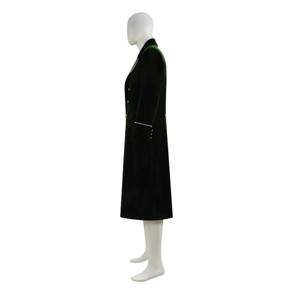 Doctor Who Eighth 8th Velvet Dark Green Coat Cosplay Costume Ideas 4 Doctor Who Eighth 8th Velvet Dark Green Coat Cosplay Costume Ideas - Image 4