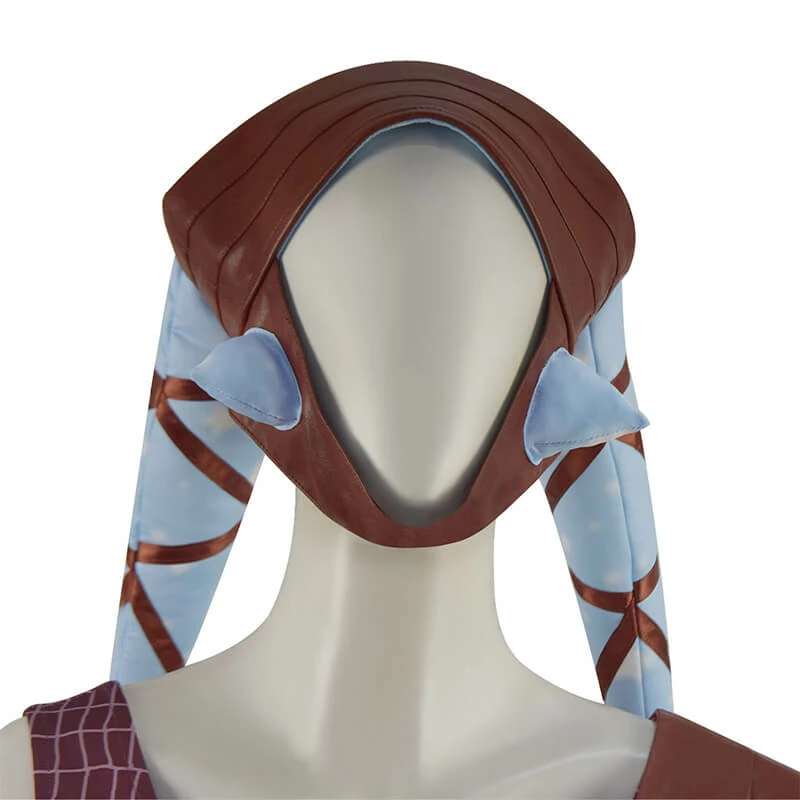 Star Wars Aayla Secura Cosplay Costume Carnival Suit Halloween For Women 9 Star Wars Aayla Secura Cosplay Costume Carnival Suit Halloween For Women - Image 9