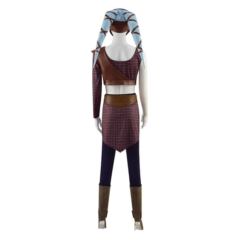 Star Wars Aayla Secura Cosplay Costume Carnival Suit Halloween For Women 5 Star Wars Aayla Secura Cosplay Costume Carnival Suit Halloween For Women - Image 5