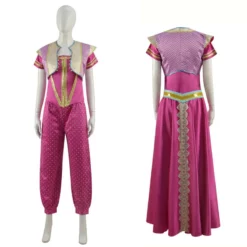 2019 Aladdin Jasmine Costume Outfit Halloween Princess Dress Cospaly