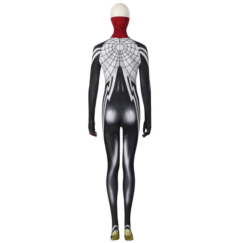 Cindy Moon Silk Costume Spider-Man Bodysuit Cosplay Jumpsuit For Women Halloween Carnival Suit 13 Cindy Moon Silk Costume Spider-Man Bodysuit Cosplay Jumpsuit For Women Halloween Carnival Suit - Image 13