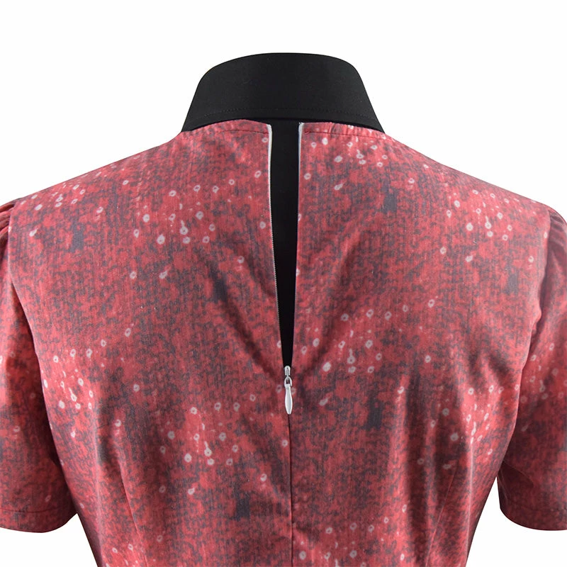Doctor Who Claras Red Dress Cosplay Costume 7 Doctor Who Claras Red Dress Cosplay Costume - Image 7