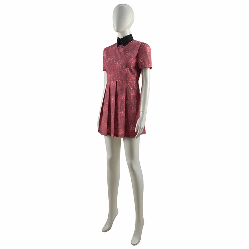 Doctor Who Claras Red Dress Cosplay Costume 3 Doctor Who Claras Red Dress Cosplay Costume - Image 3