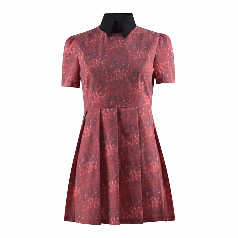 Doctor Who Claras Red Dress Cosplay Costume 8 Doctor Who Claras Red Dress Cosplay Costume - Image 8