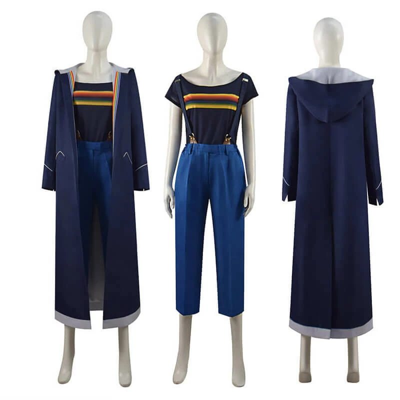 Doctor Who Series 13 Flux Costumes 13th Doctor New Coat Jodie Whittaker Cosplay Outfit 1 Doctor Who Series 13 Flux Costumes 13th Doctor New Coat Jodie Whittaker Cosplay Outfit