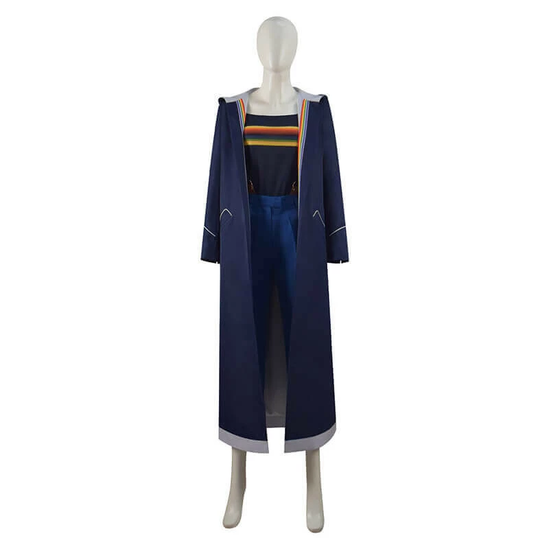 Doctor Who Series 13 Flux Costumes 13th Doctor New Coat Jodie Whittaker Cosplay Outfit 2 Doctor Who Series 13 Flux Costumes 13th Doctor New Coat Jodie Whittaker Cosplay Outfit - Image 2
