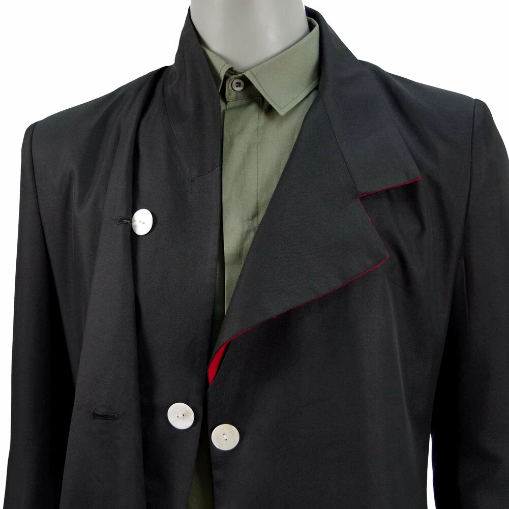Doctor Who Episodes The Doctor Falls The Master Black Coat Jacket Costume 6 Doctor Who Episodes The Doctor Falls The Master Black Coat Jacket Costume - Image 6