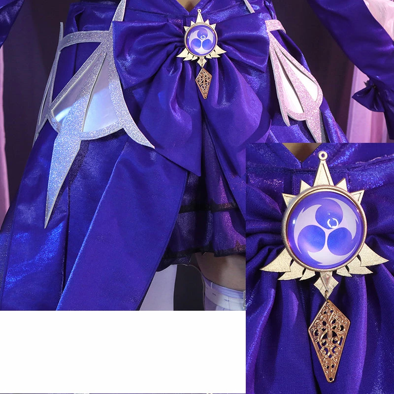 Genshin Impact Fischl Cosplay Fischl: Ein Immernachtstraum Uniform Anime Game Sexy Dress Suit 14 Genshin Impact Fischl Cosplay Fischl: Ein Immernachtstraum Uniform Anime Game Sexy Dress Suit - Image 14