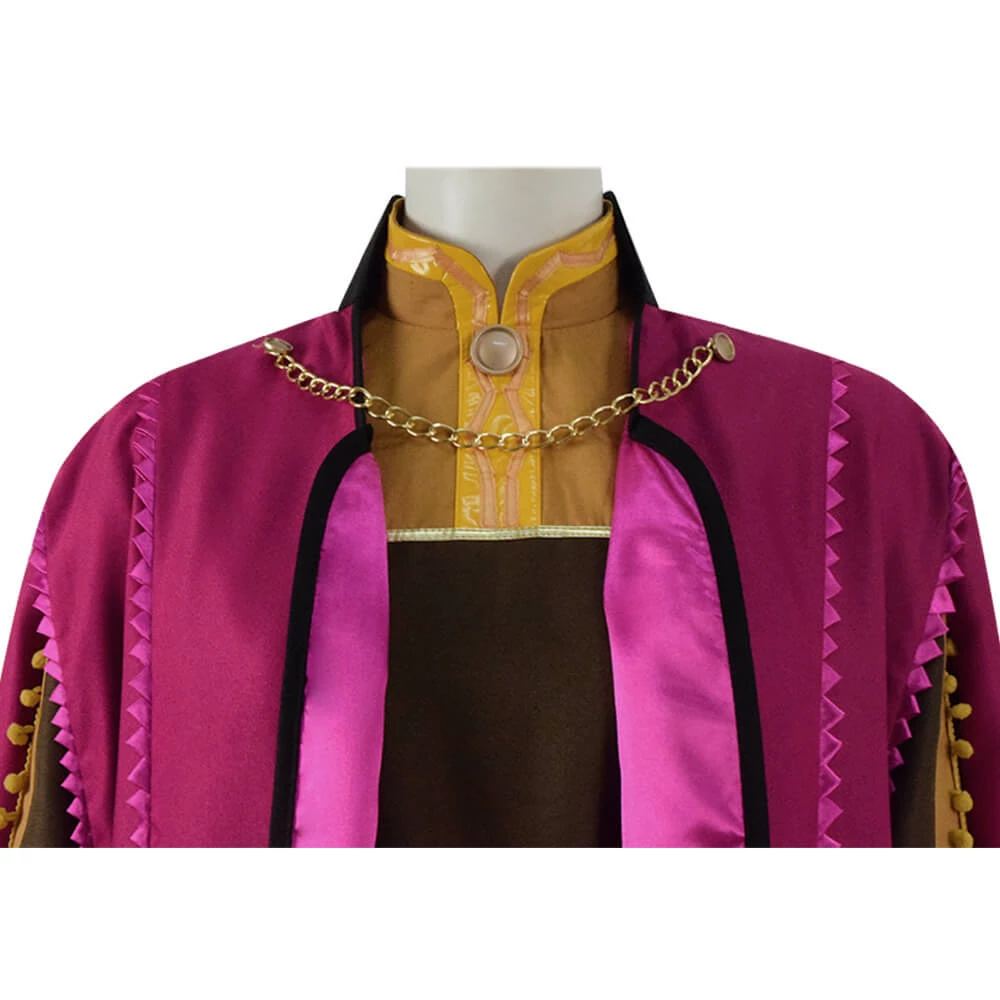 Halloween Frozen 2 Princess Anna Cosplay Costume For Adults 7 Halloween Frozen 2 Princess Anna Cosplay Costume For Adults - Image 7