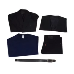 Good Omens David Tennant Black Full Set Crowley Costumes Cosplay ACcosplay -cosplay Sales Shop GOOD OMENS CROWLY COSTUMES 1