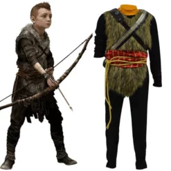 ACcosplay God Of War 4 Atreus Cosplay Costume Halloween Guide