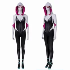 Into The Spider-Verse Superhero Costume Gwen Stacy Bodysuit ACcosplay