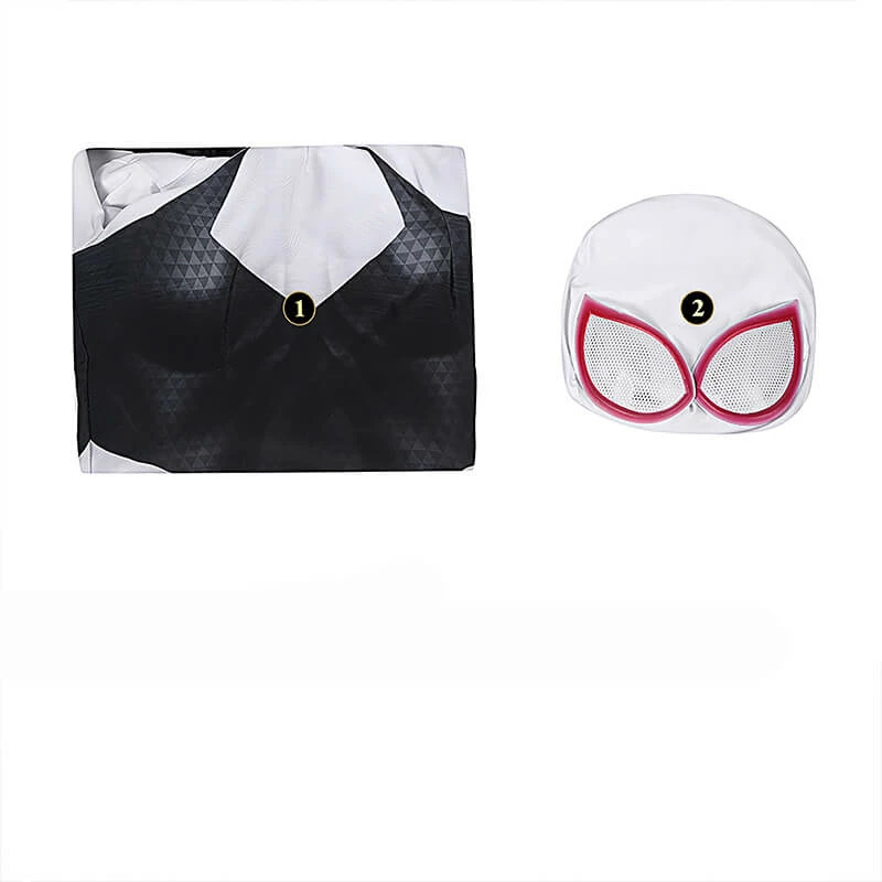 Gwen Stacy Into The Spider Verse Outfit Spiderman Gwen Stacy Suit Jumpsuit 4 Gwen Stacy Into The Spider Verse Outfit Spiderman Gwen Stacy Suit Jumpsuit - Image 4