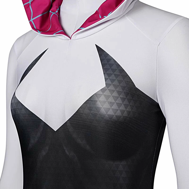 Gwen Stacy Into The Spider Verse Outfit Spiderman Gwen Stacy Suit Jumpsuit 6 Gwen Stacy Into The Spider Verse Outfit Spiderman Gwen Stacy Suit Jumpsuit - Image 6