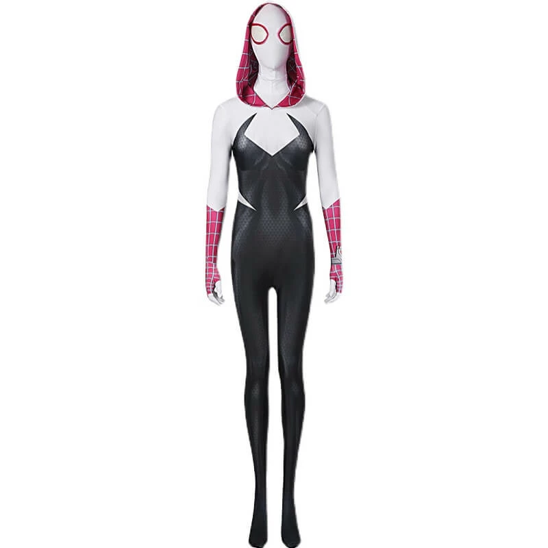 Gwen Stacy Into The Spider Verse Outfit Spiderman Gwen Stacy Suit Jumpsuit 2 Gwen Stacy Into The Spider Verse Outfit Spiderman Gwen Stacy Suit Jumpsuit - Image 2