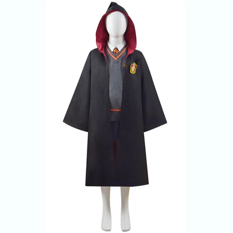 Kids Hermione Granger Costumes Harry Potter Hermione Costume Girl Uniform Halloween Cosplay Outfit 3 Kids Hermione Granger Costumes Harry Potter Hermione Costume Girl Uniform Halloween Cosplay Outfit - Image 3