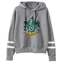 Harry Potter Hoodie Slytherin Sweatershirt Hooded Jacket Unisex ACcosplay -cosplay Sales Shop Harry Potter Hoodie Slytherin 4