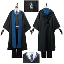 Harry Potter Ravenclaw Costumes School Uniform Halloween Carnival Cosplay For Men