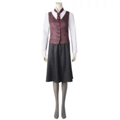 Harry Potter Hogwarts Legacy Hermione Cosplay Costume School Uniform Halloween Party Suit -cosplay Sales Shop Hogwarts Legacy Hermione Cosplay 3