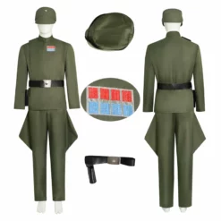 Star Wars Imperial Military Uniform Imperial Officer Cosplay Costume Olive Green Version