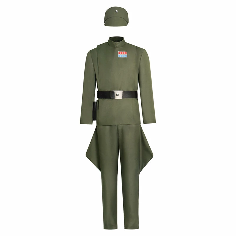 Star Wars Imperial Military Uniform Imperial Officer Cosplay Costume Olive Green Version 3 Star Wars Imperial Military Uniform Imperial Officer Cosplay Costume Olive Green Version - Image 3