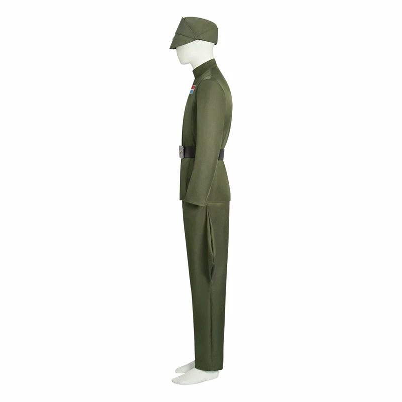 Star Wars Imperial Military Uniform Imperial Officer Cosplay Costume Olive Green Version 4 Star Wars Imperial Military Uniform Imperial Officer Cosplay Costume Olive Green Version - Image 4