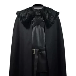 Game Of Thrones Jon Snow Night's Watch Black Coat Suit Costume -cosplay Sales Shop Jon Snow black coat 6