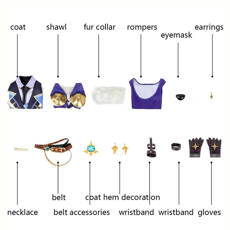 Game Genshin Impact Kaeya Cosplay Costumes Outfit Suit 7 Game Genshin Impact Kaeya Cosplay Costumes Outfit Suit - Image 7