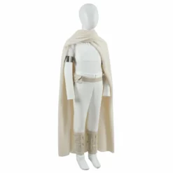 Kids Padme Amidala Costume Outfits Star Wars Padme Cosplay White Battle Outfit ACcosplay -cosplay Sales Shop Kids Padme Amidala Costume 13
