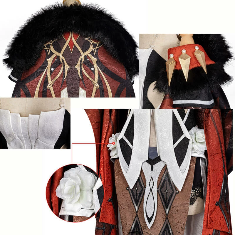La Signora Cosplay Costume Genshin Impact Cosplay Suit For Halloween 7 La Signora Cosplay Costume Genshin Impact Cosplay Suit For Halloween - Image 7