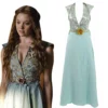 Game Of Thrones Queen Margaery Tyrell Cosplay Blue Dress Costume
