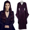 Game Of Thrones Season 8 Melisandre Costume Halloween Cosplay Party Long Dress