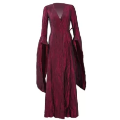 Game Of Thrones Melisandre Red Long Dress Cosplay Costume Women Halloween Outfit -cosplay Sales Shop Melisandre Red dress 4
