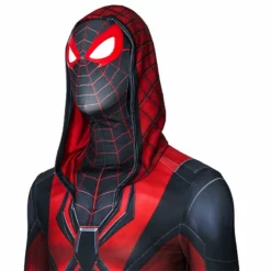 Spider-Man Miles Morales New Crimson Cowl Suit Cosplay Costume Jumpsuit 25 Spider-Man Miles Morales New Crimson Cowl Suit Cosplay Costume Jumpsuit -cosplay Sales Shop Miles Morales New Crimson Cowl Suit 10