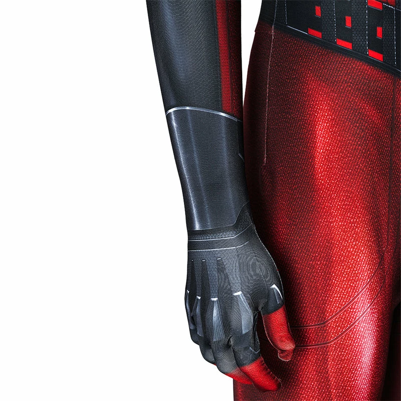 Spider-Man Miles Morales New Crimson Cowl Suit Cosplay Costume Jumpsuit 20 Spider-Man Miles Morales New Crimson Cowl Suit Cosplay Costume Jumpsuit - Image 20