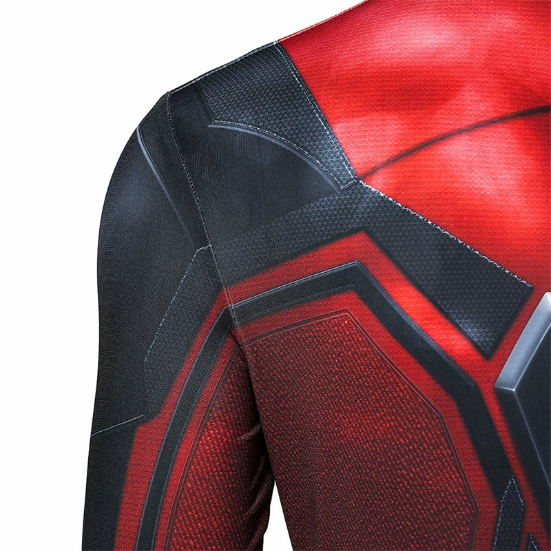 Spider-Man Miles Morales New Crimson Cowl Suit Cosplay Costume Jumpsuit 13 Spider-Man Miles Morales New Crimson Cowl Suit Cosplay Costume Jumpsuit - Image 13