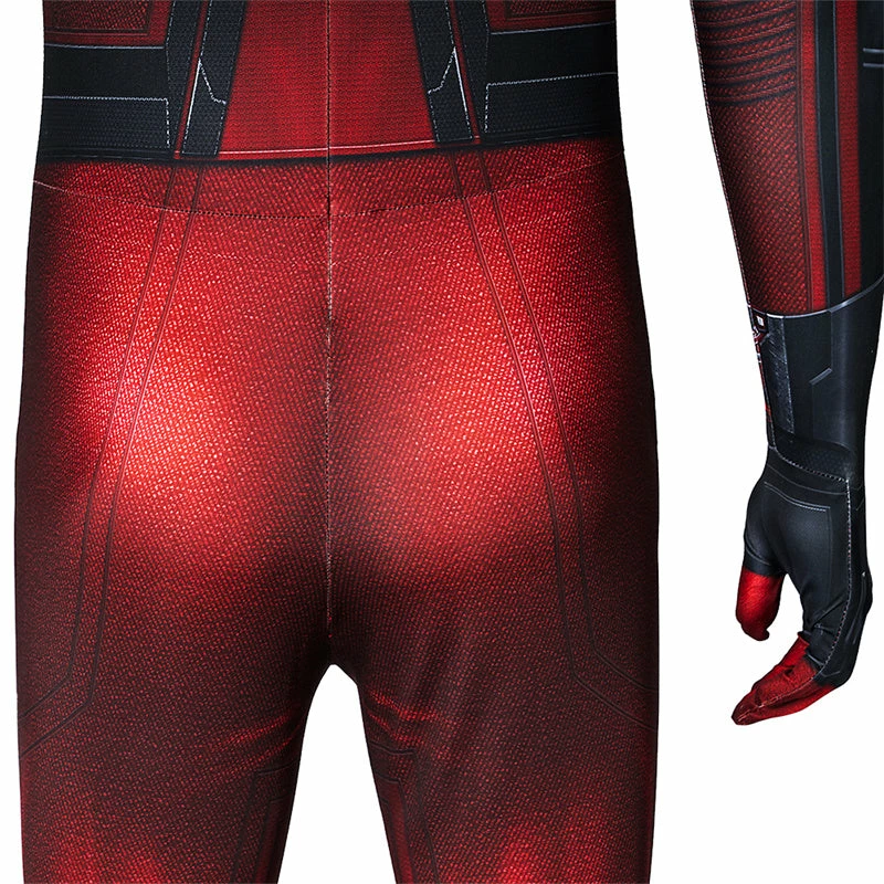 Spider-Man Miles Morales New Crimson Cowl Suit Cosplay Costume Jumpsuit 18 Spider-Man Miles Morales New Crimson Cowl Suit Cosplay Costume Jumpsuit - Image 18